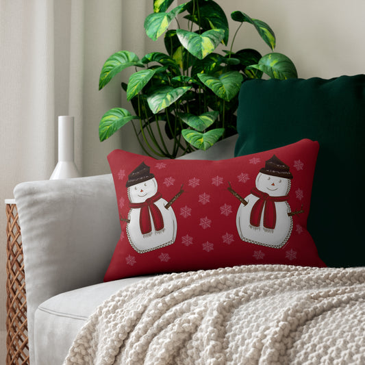Christmas Snowpals Throw Pillow