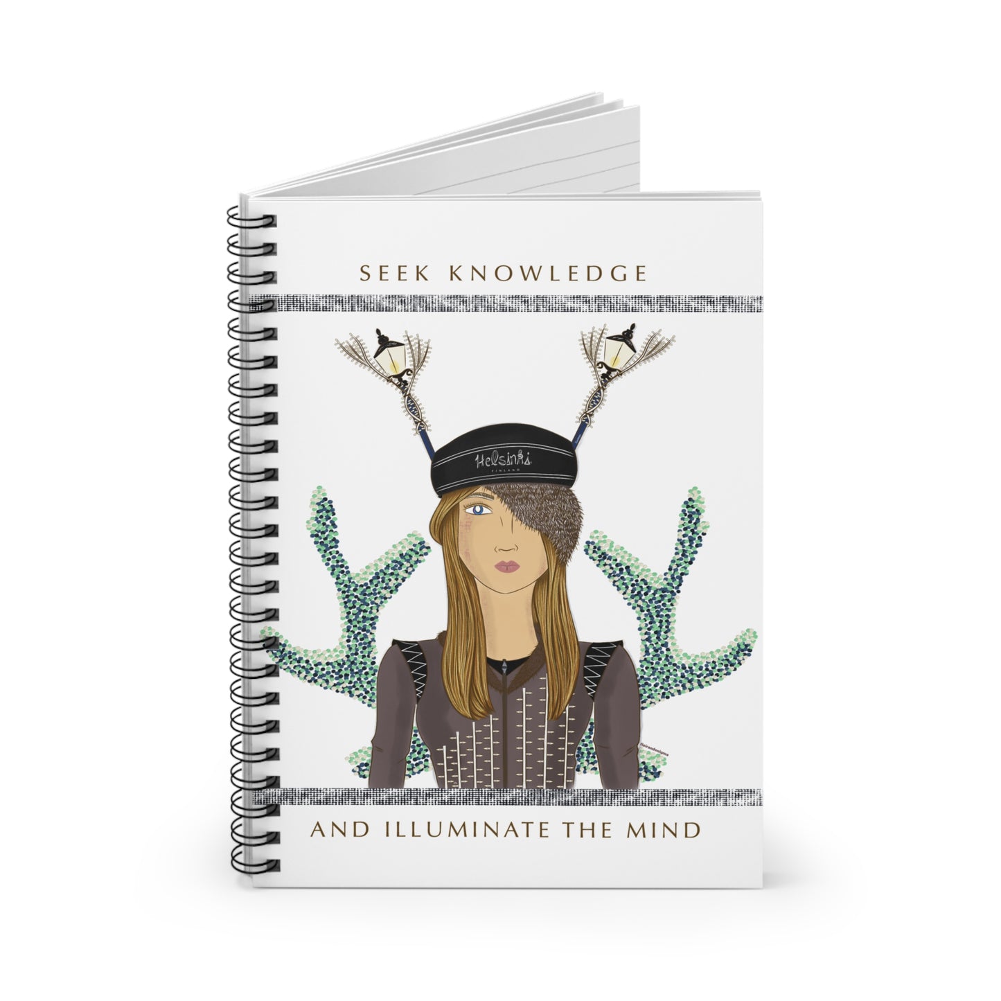 Street Light Lampposts Spiral Notebook