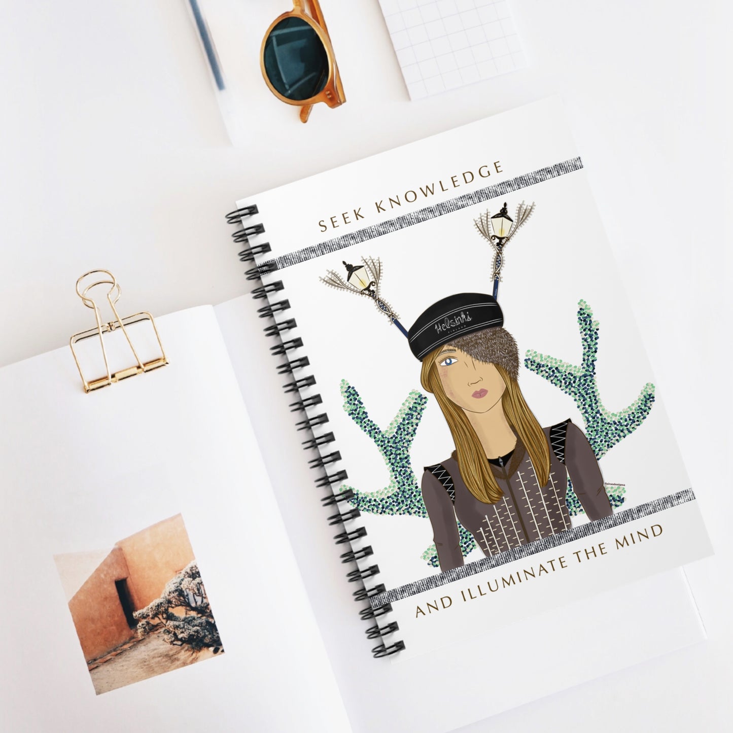 Street Light Lampposts Spiral Notebook