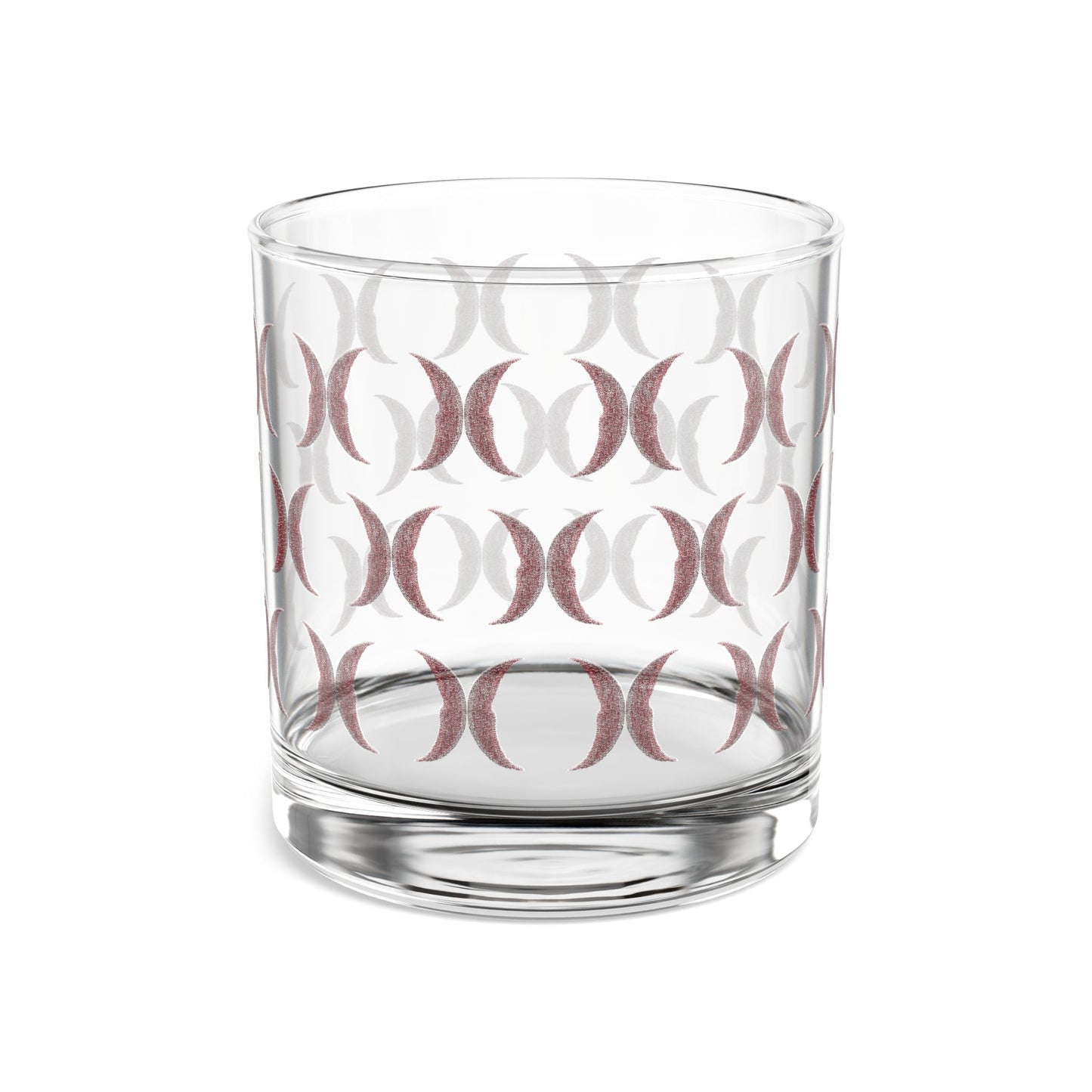 Red Crescent Moon Drinking Glass