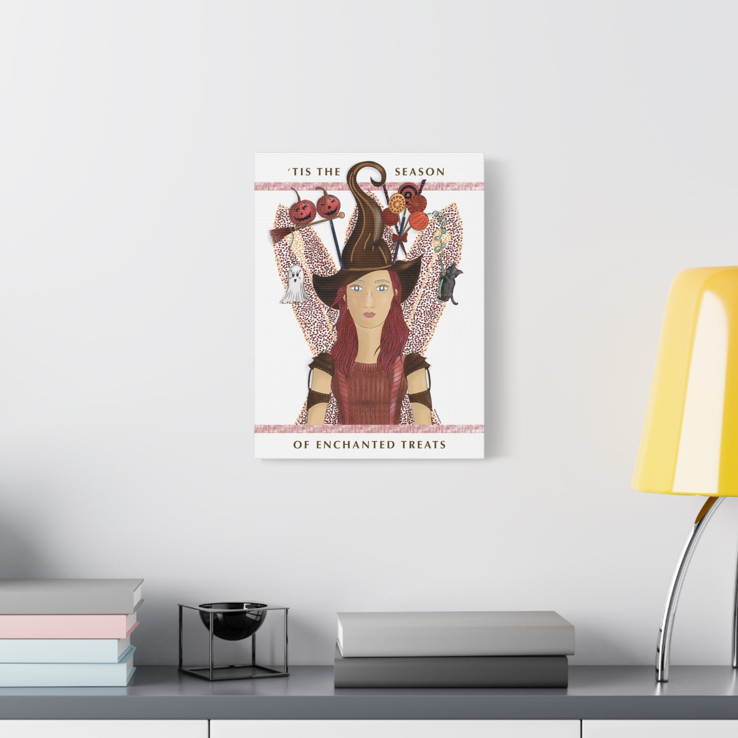 No.46 Girl with the Witch's Hat Canvas Art Print