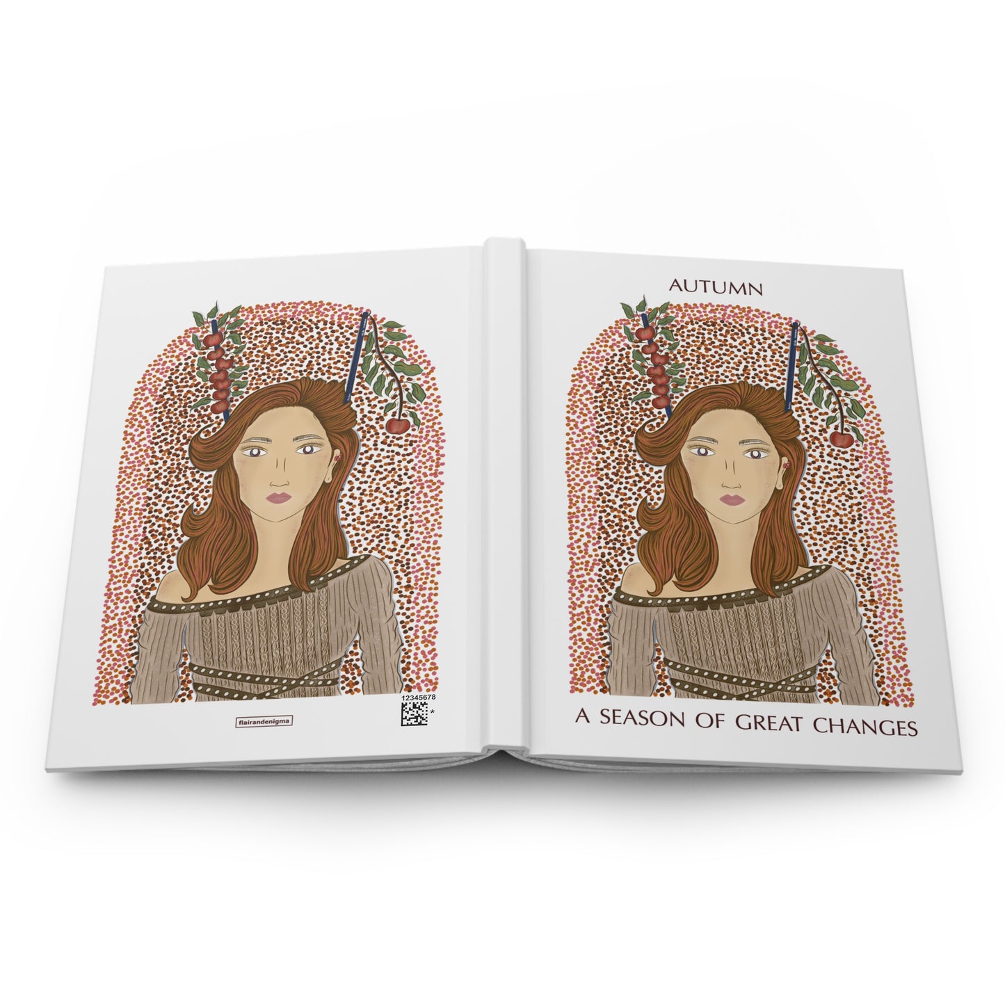 Autumn Apples Hardcover Journal