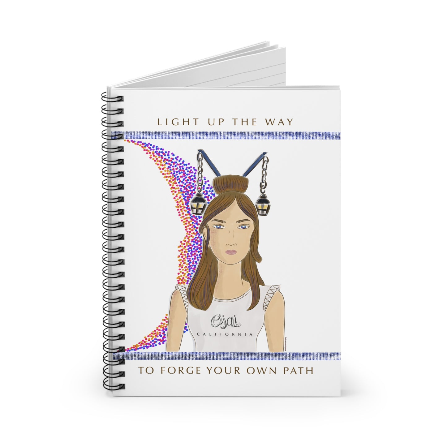 Lanterns Spiral Notebook