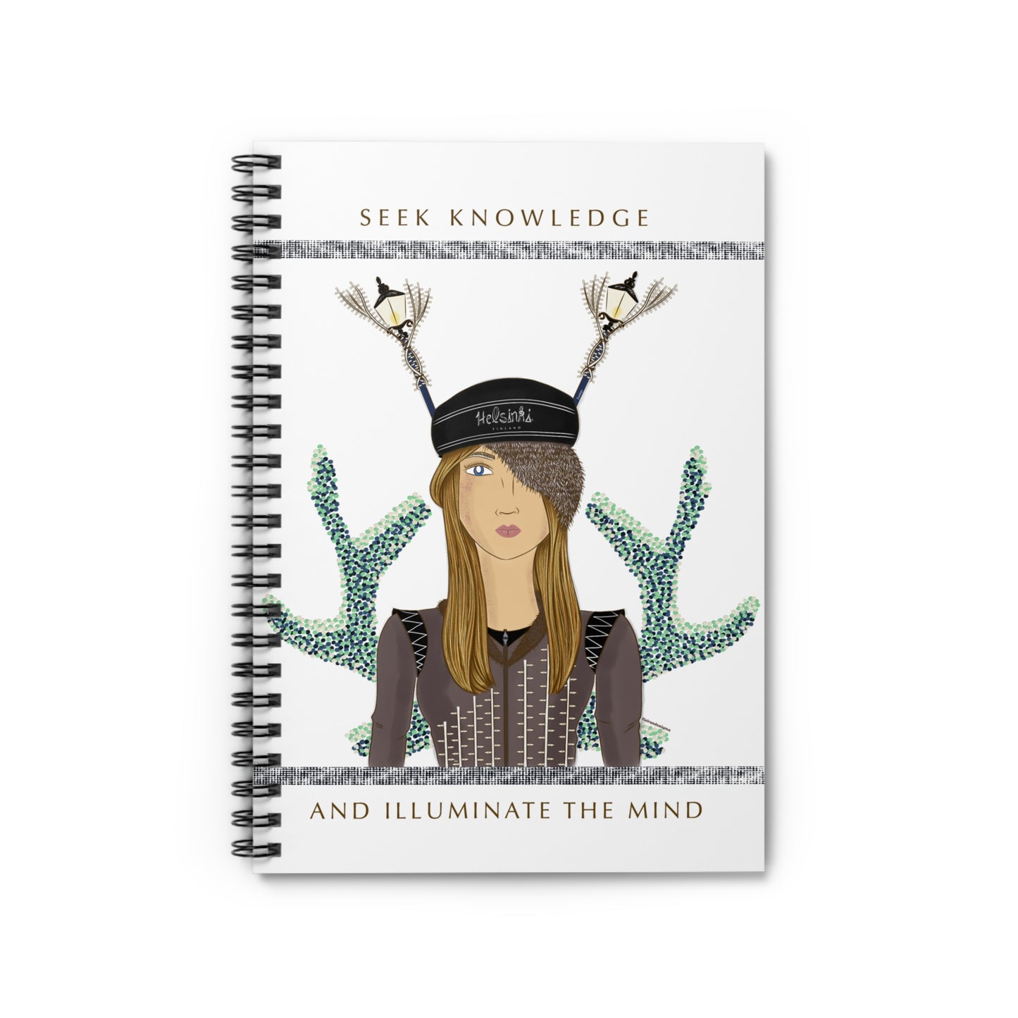 Street Light Lampposts Spiral Notebook