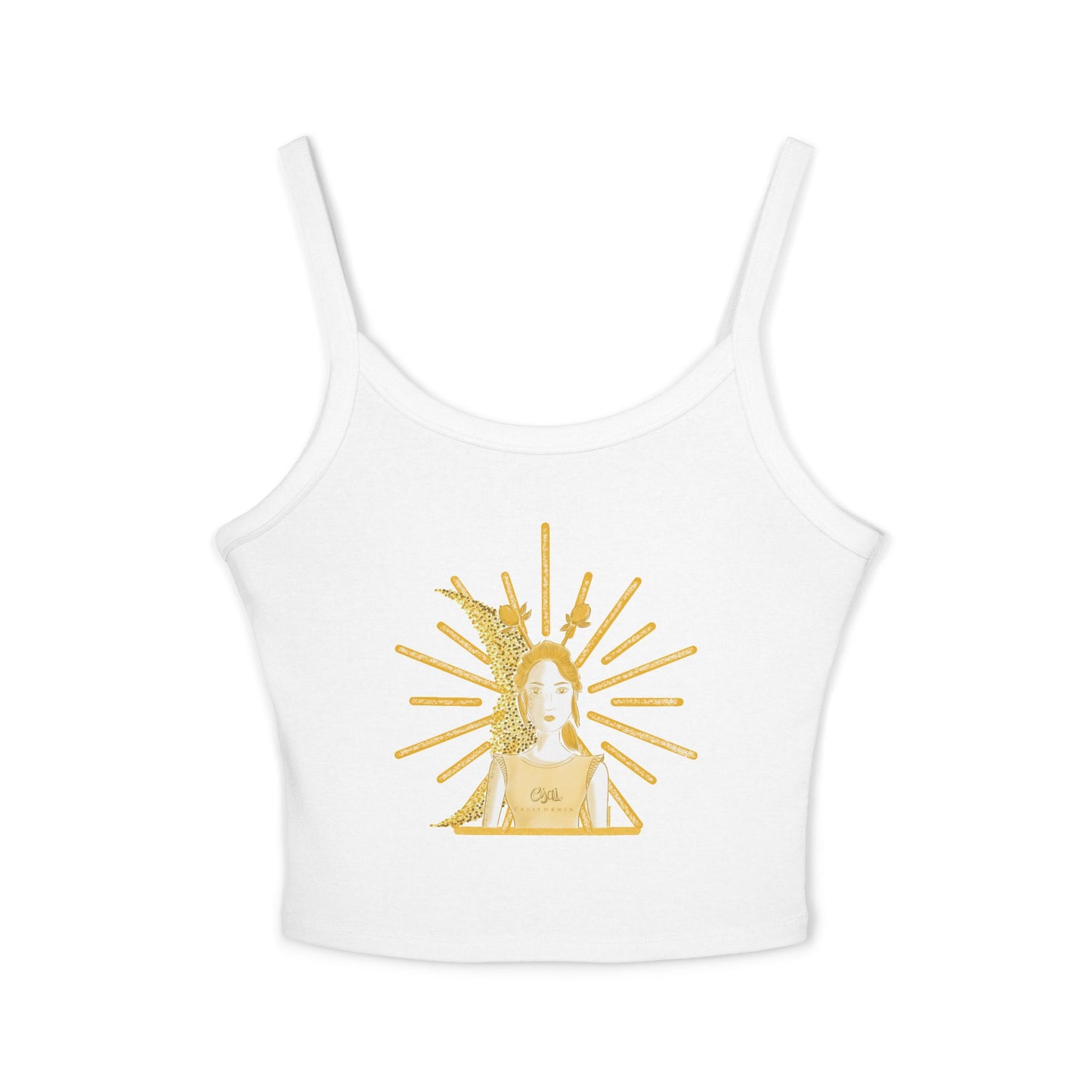 Lemons Spaghetti Strap Tank Top