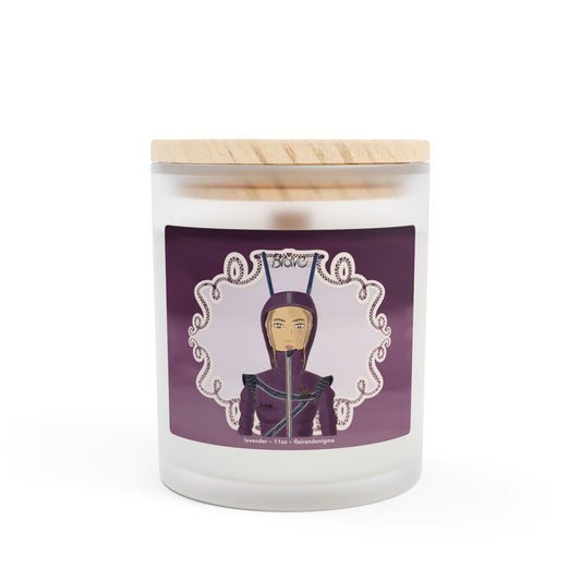 Brave Frosted Glass Candle
