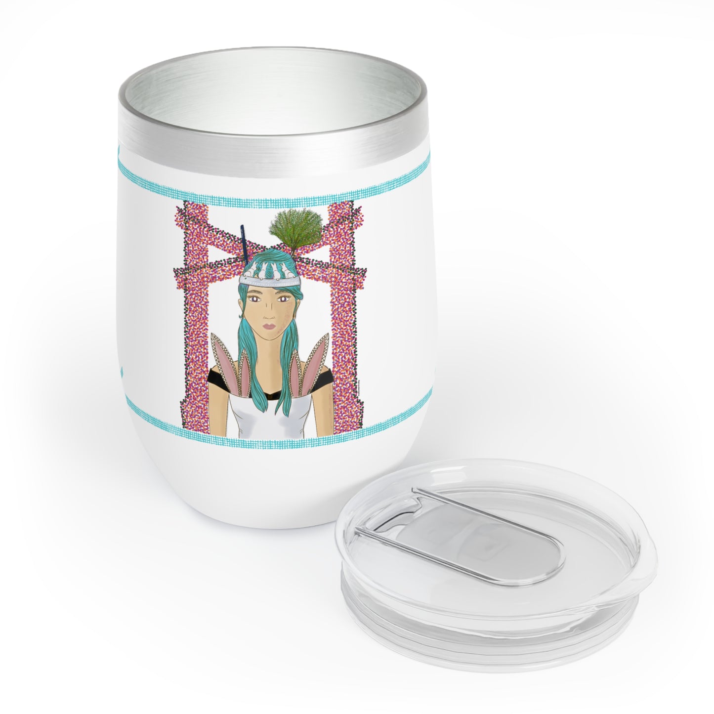 Bunnies Wine Tumbler