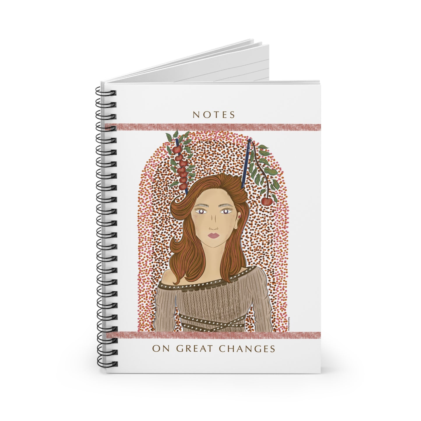 Autumn Apples Spiral Notebook