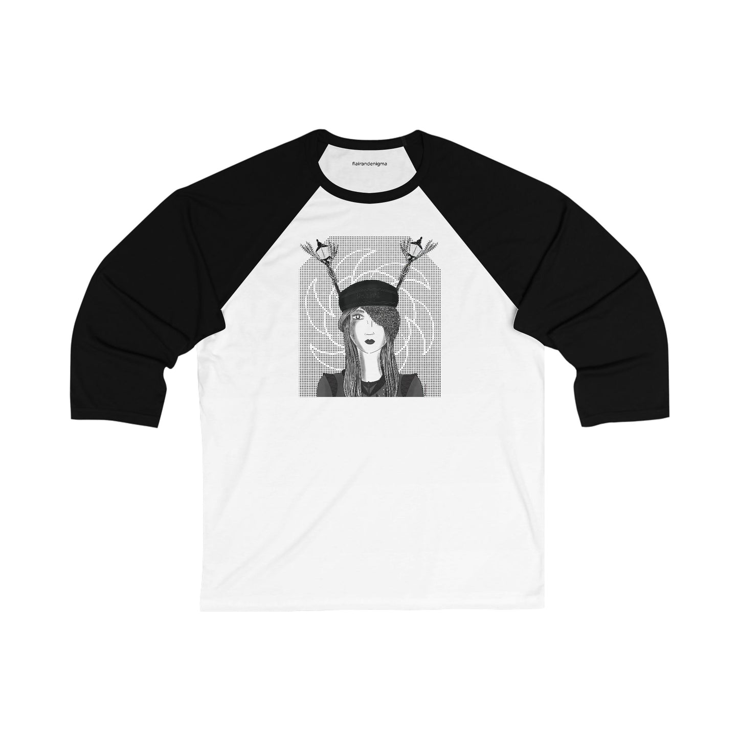 Street Light Lampposts 3\4 Sleeve Baseball Tee