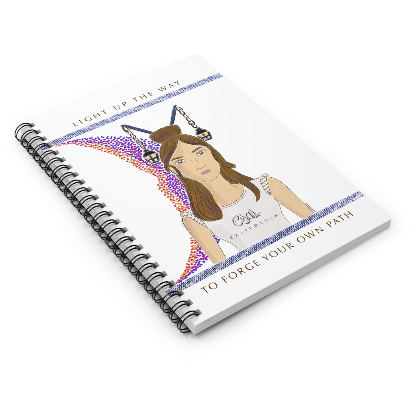 Lanterns Spiral Notebook