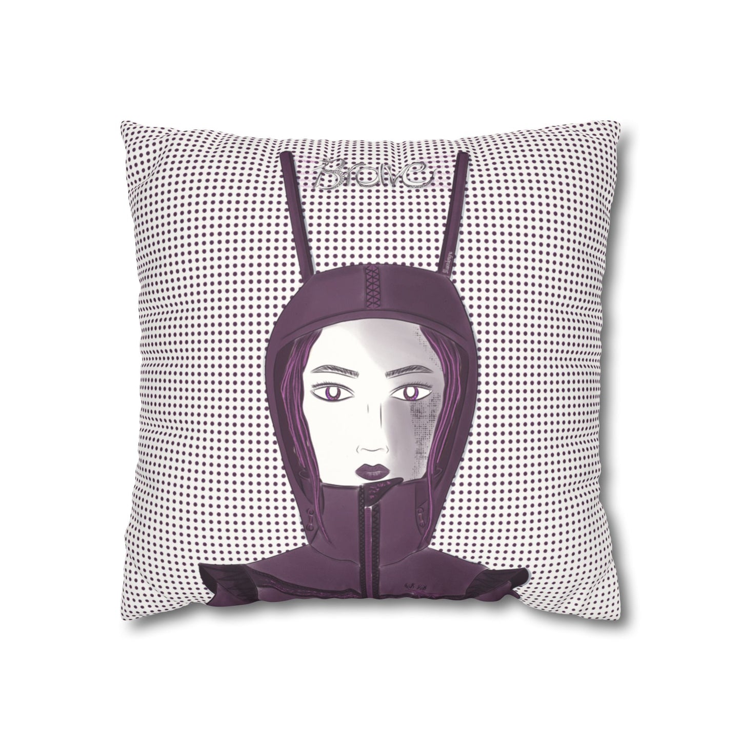 Brave Suede Square Pillow Cover