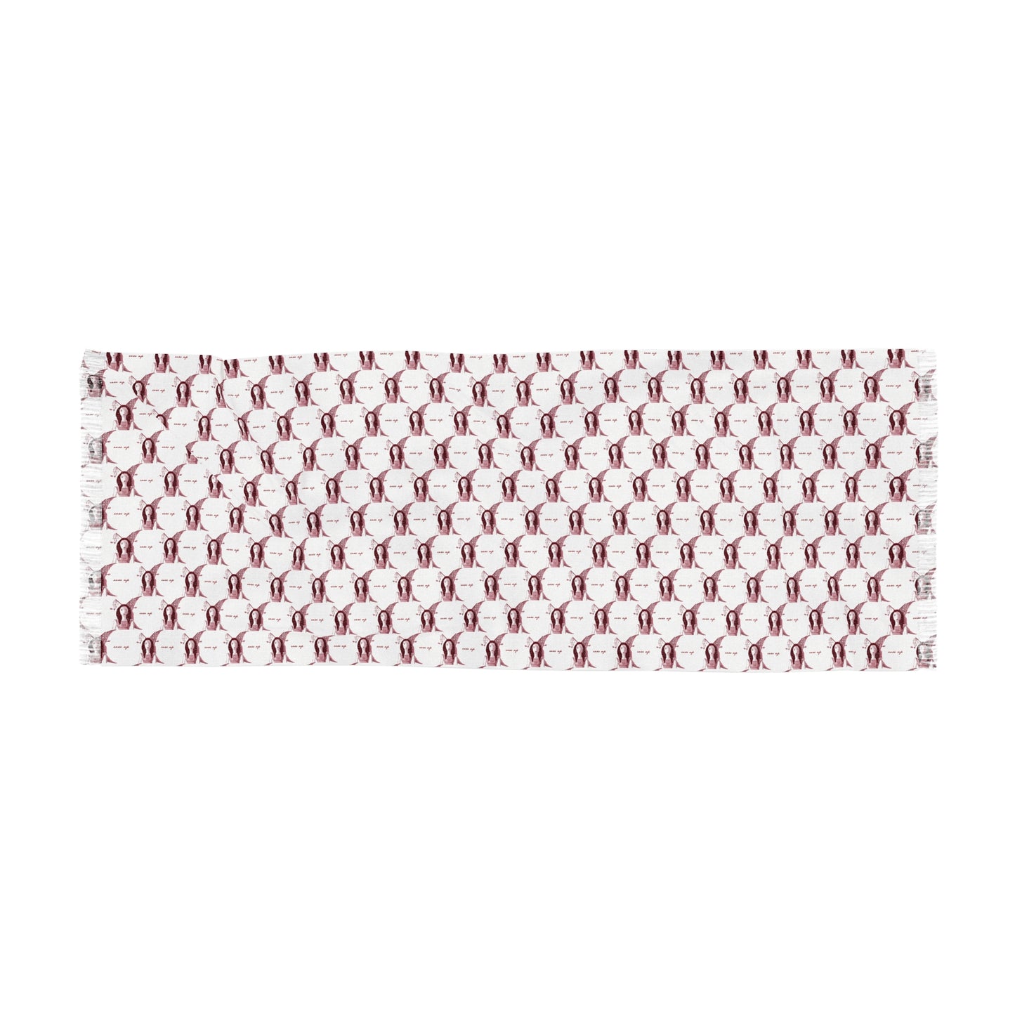 Red Wine Glasses Light Scarf