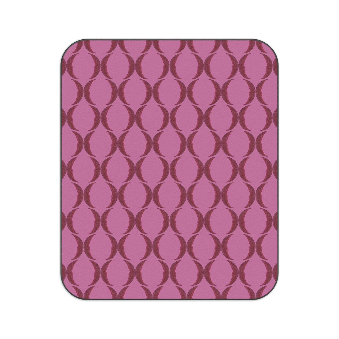 Red Crescent Moon Picnic Blanket