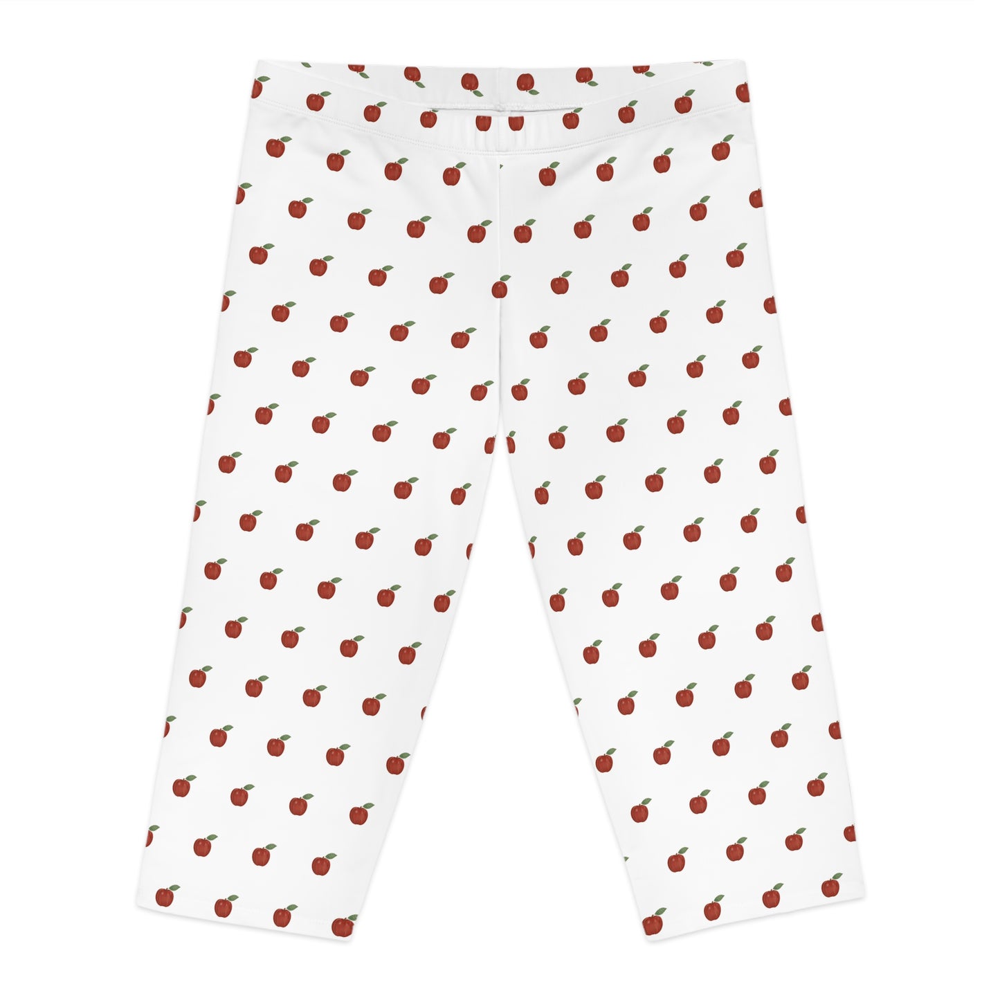 Autumn Apples Capri Leggings