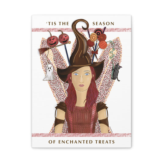 No.46 Girl with the Witch's Hat Canvas Art Print