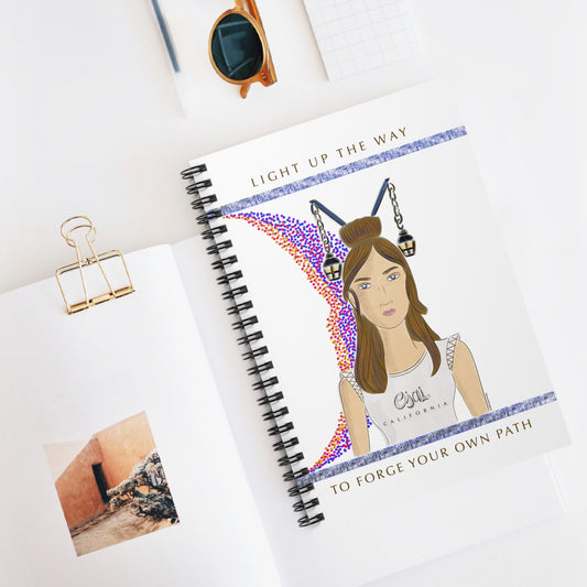 Lanterns Spiral Notebook