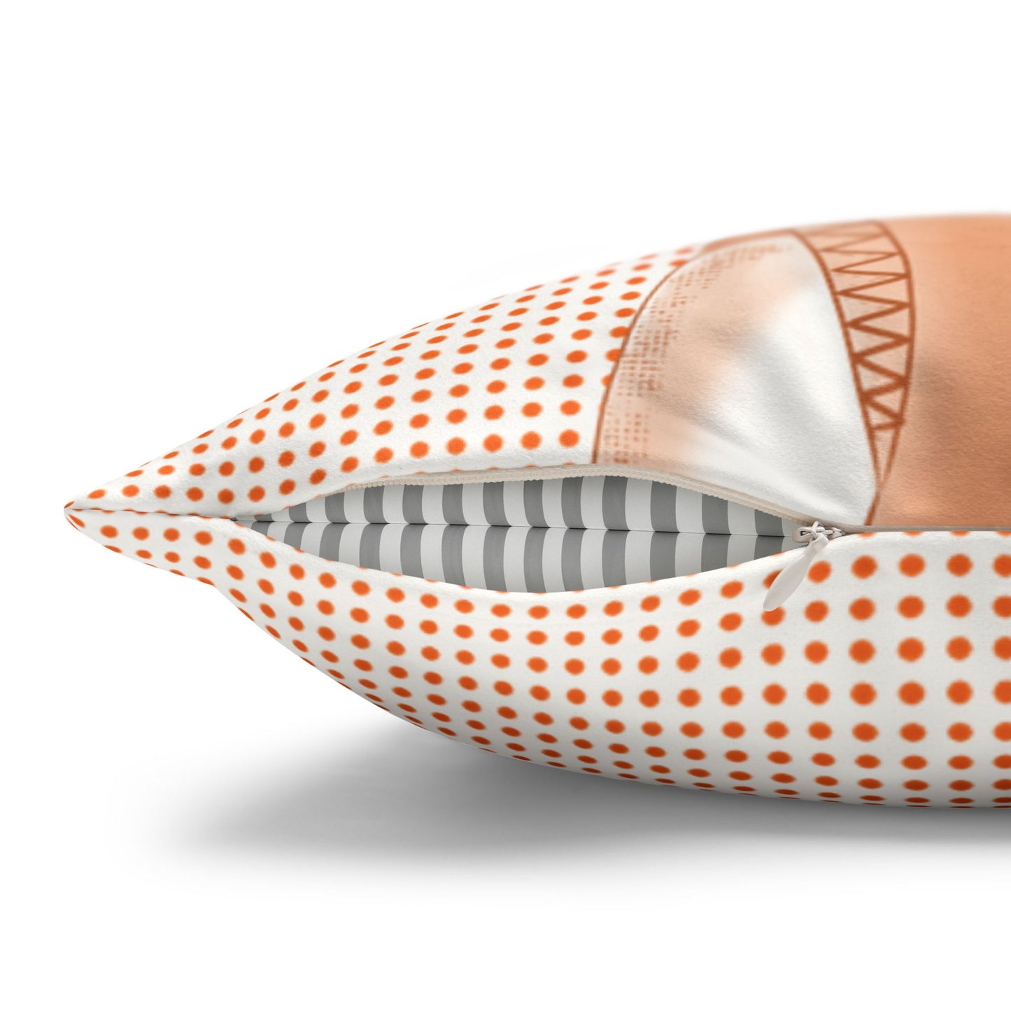 Shrimps Suede Square Pillow Cover