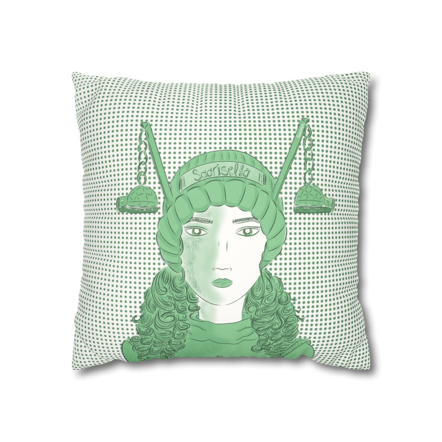 Glass Igloos Suede Square Pillow Cover