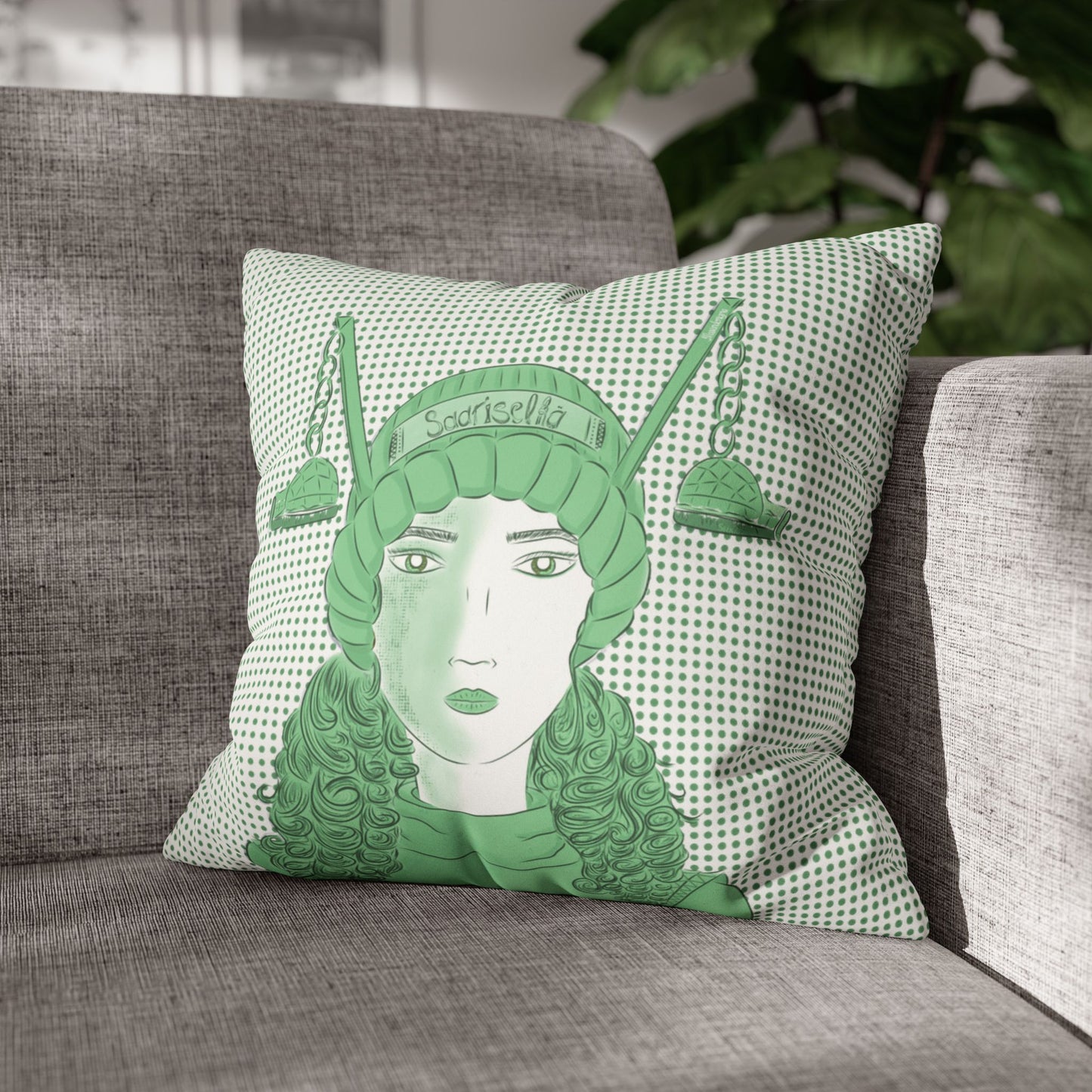 Glass Igloos Suede Square Pillow Cover