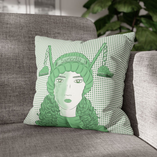 Glass Igloos Suede Square Pillow Cover