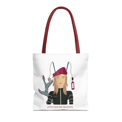 Strawberry Mulled Wine Tote Bag