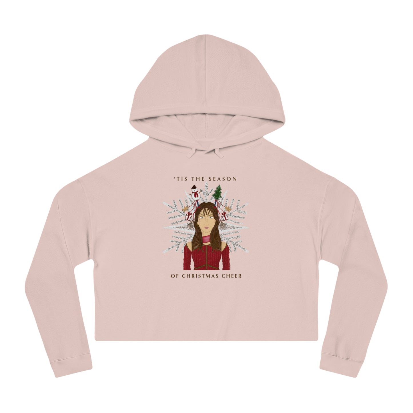 Christmas Cheer Cropped Hoodie