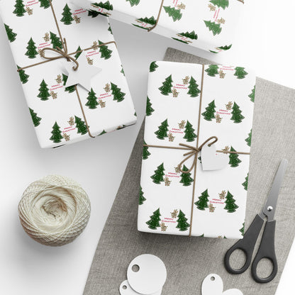 Christmas Trees Gift Wrap