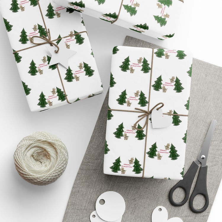 Christmas Trees Gift Wrap