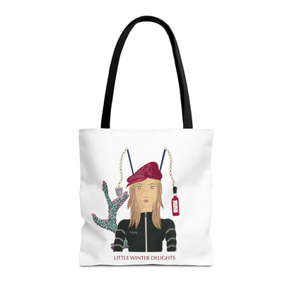 Strawberry Mulled Wine Tote Bag