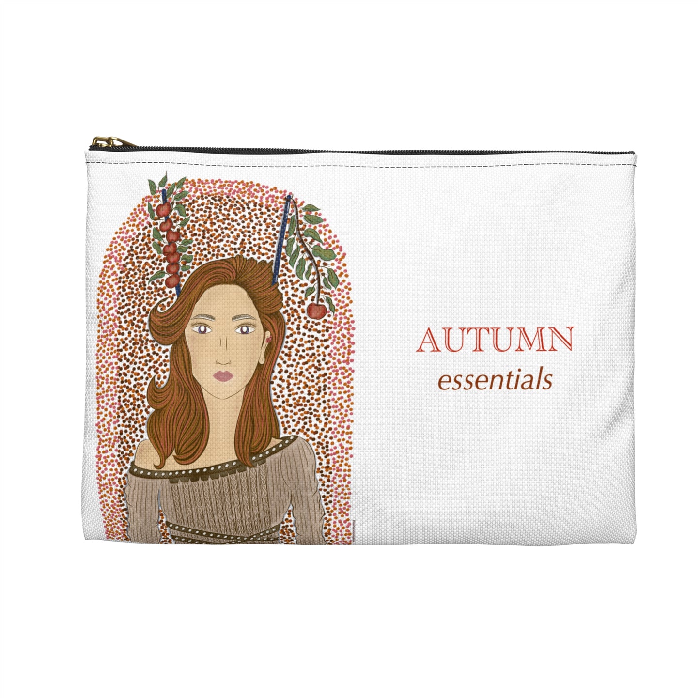 Autumn Apples Accessory Pouch