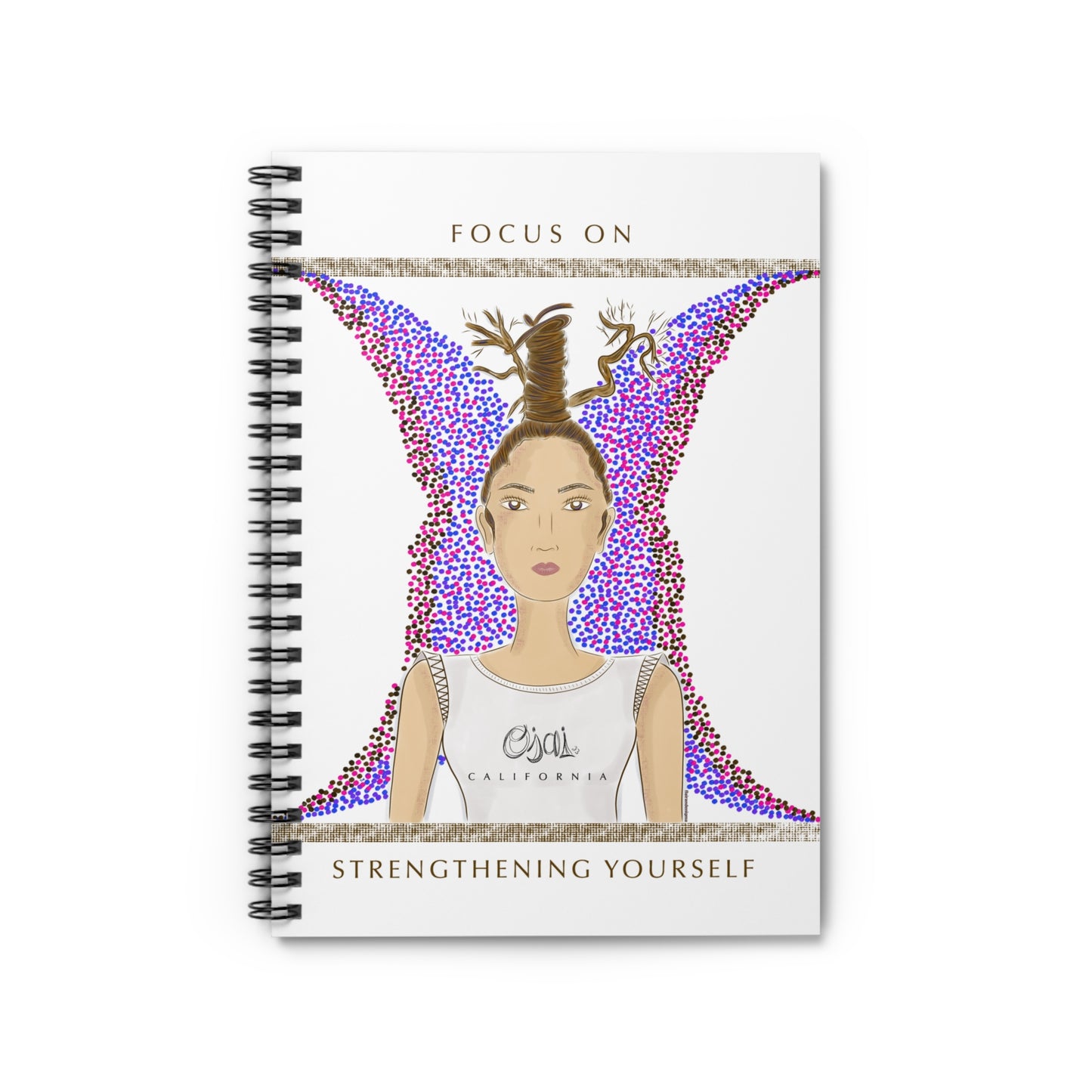 Oak Tree Branches Spiral Notebook