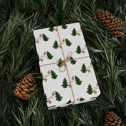 Christmas Trees Gift Wrap