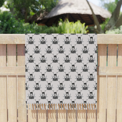 Street Light Lampposts Boho Beach Blanket