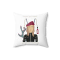 Strawberry Mulled Wine Throw Pillow