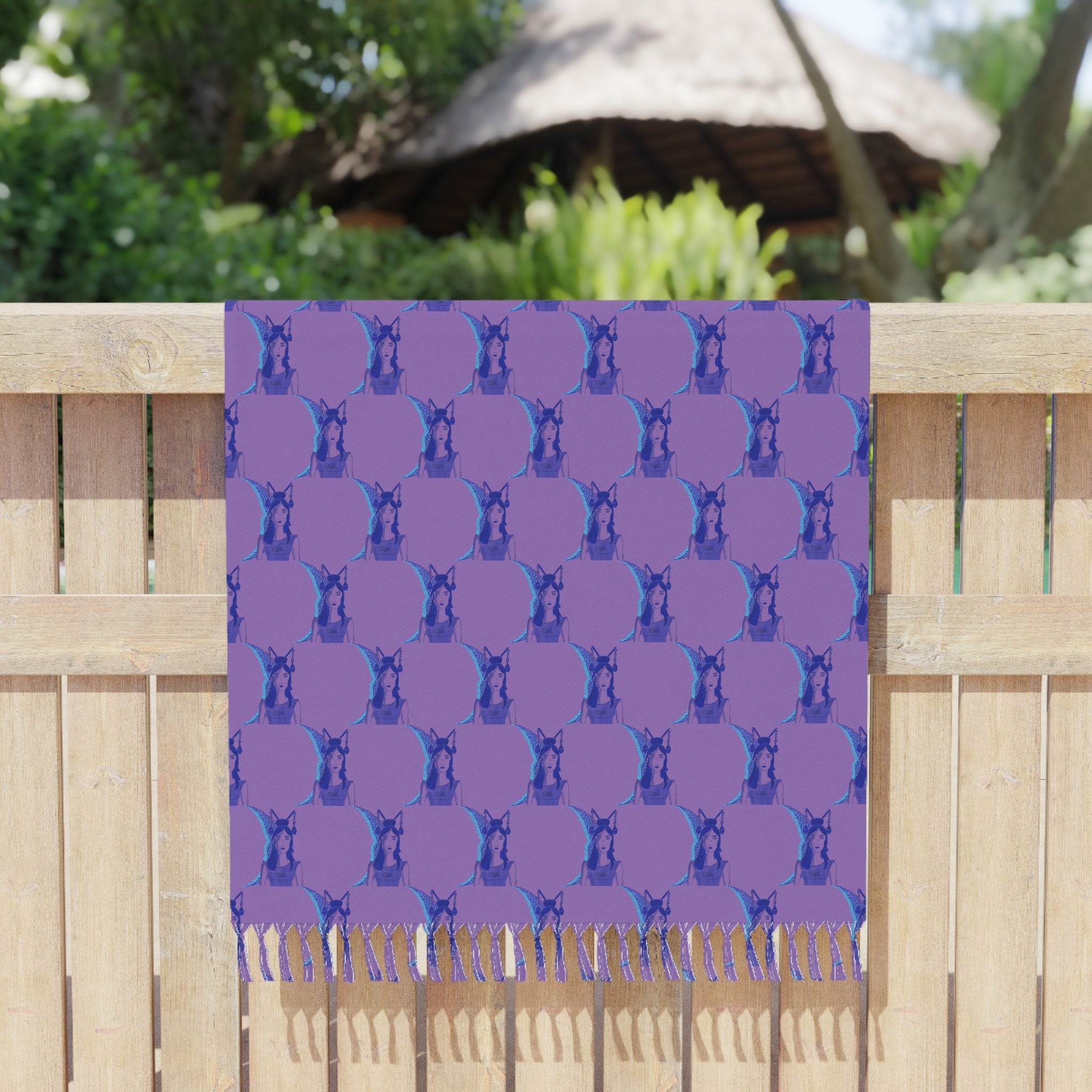 Lanterns Boho Beach Blanket