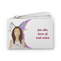 Red Wine Glasses Clutch Bag