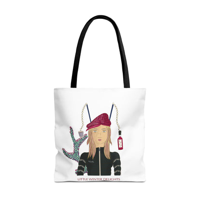 Strawberry Mulled Wine Tote Bag