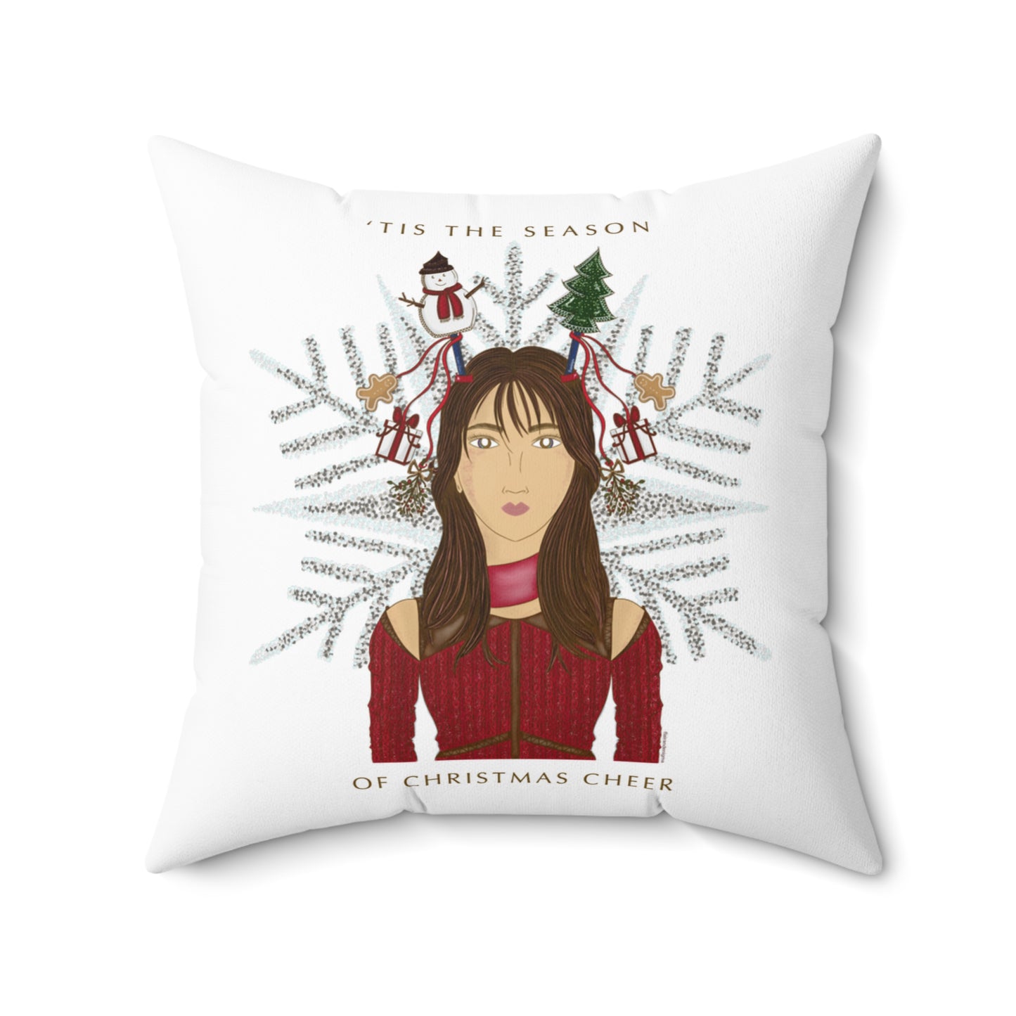 Christmas Cheer Throw Pillow