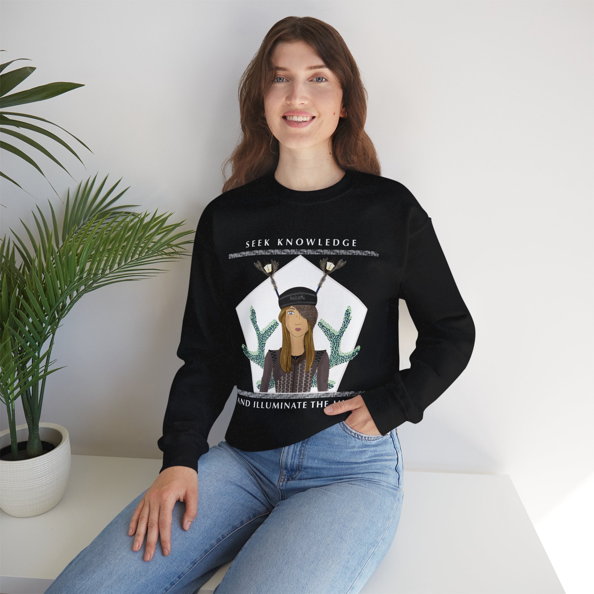 Street Light Lampposts Crewneck Sweatshirt