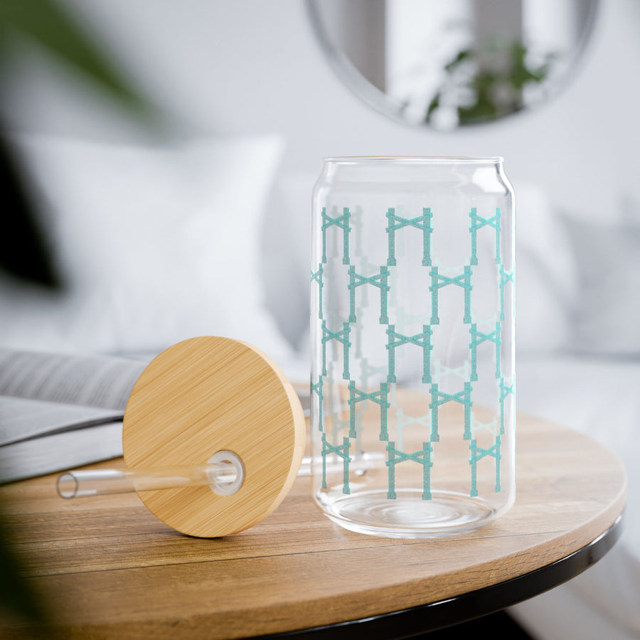 Aqua Pier Sipper Glass
