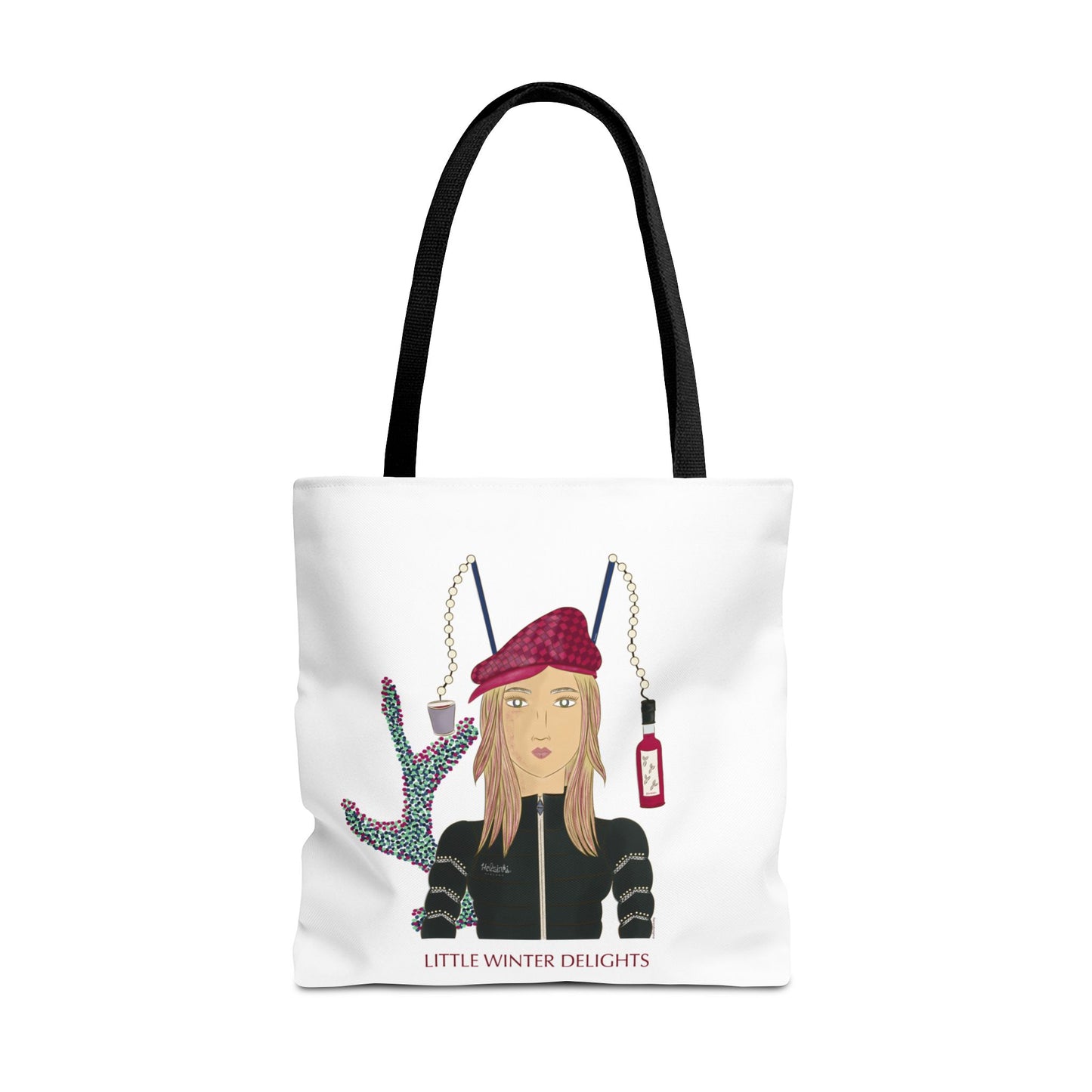 Strawberry Mulled Wine Tote Bag