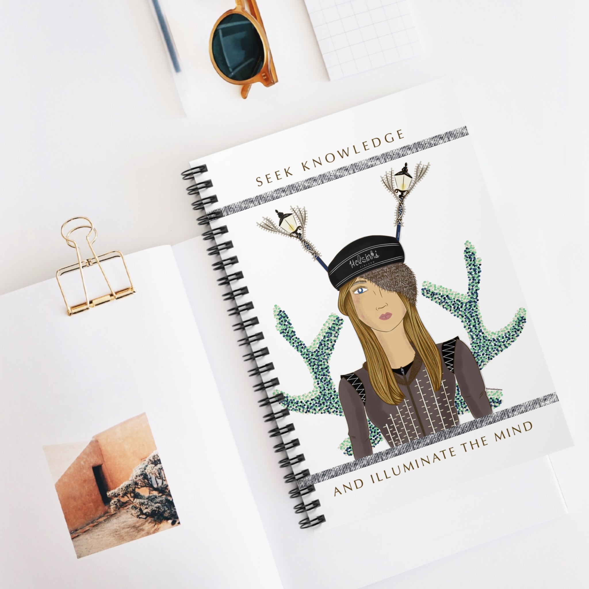 Street Light Lampposts Spiral Notebook