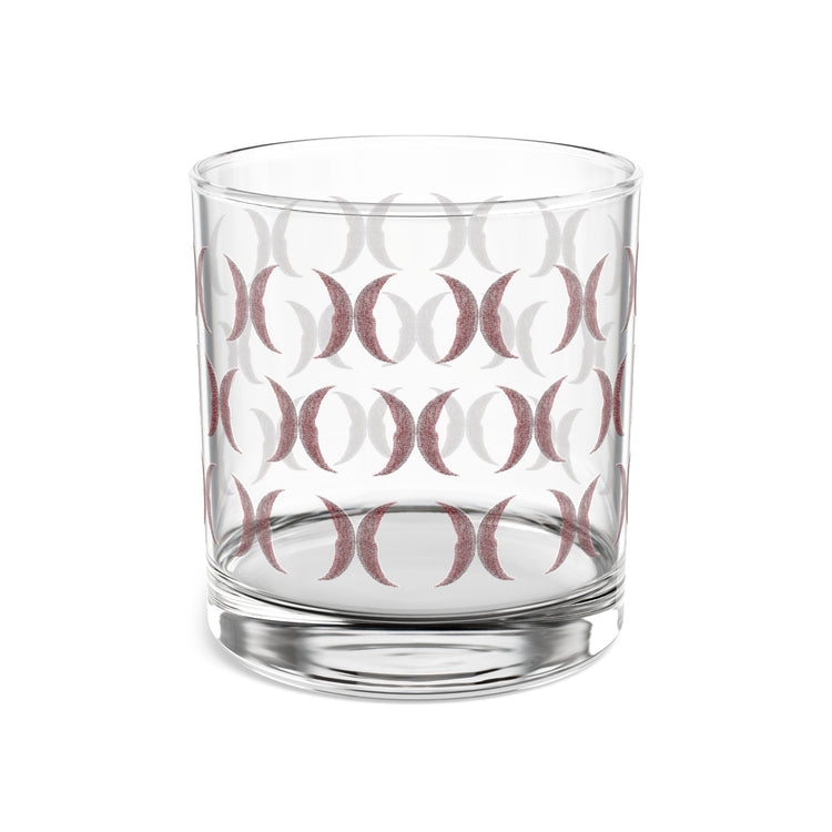 Red Crescent Moon Drinking Glass