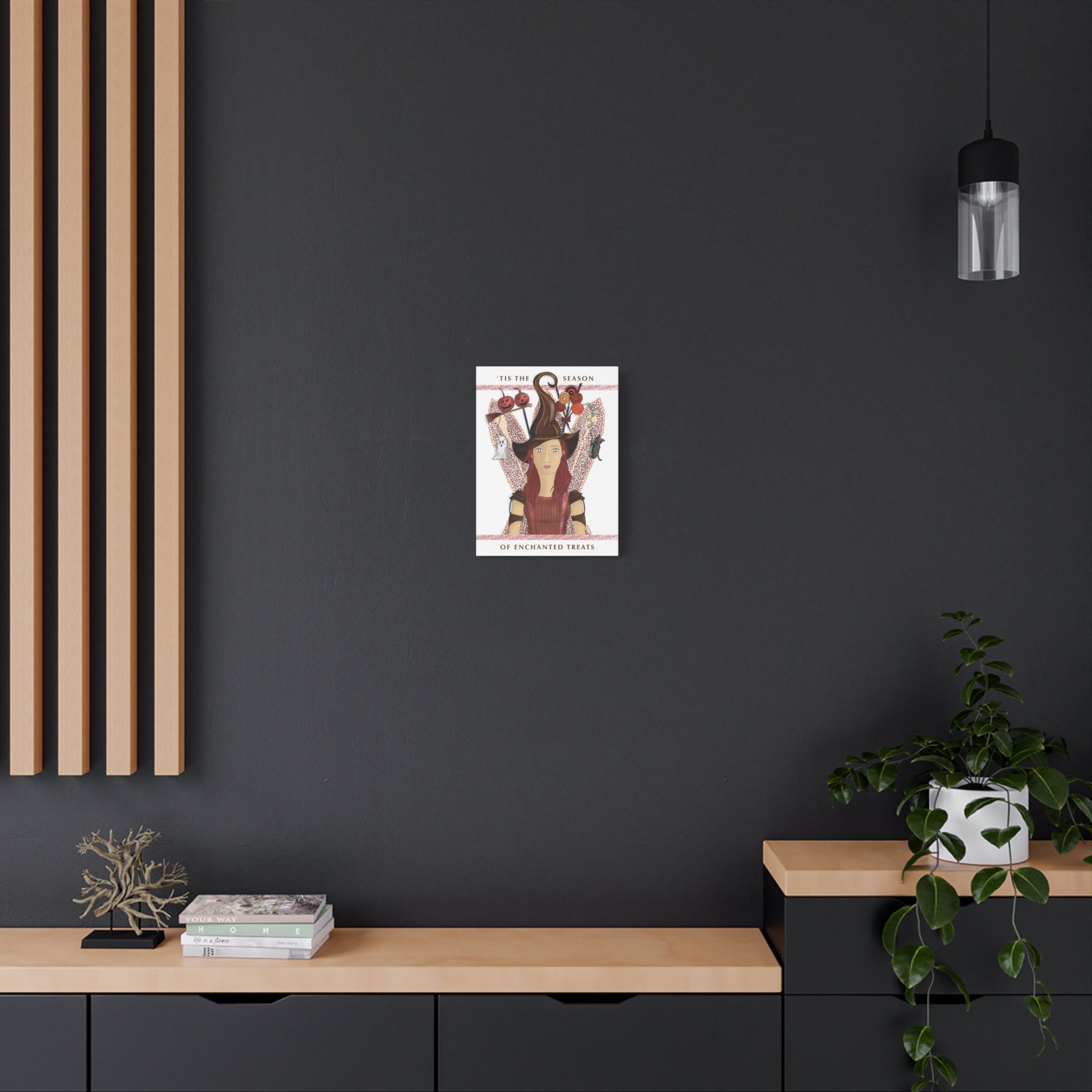 No.46 Girl with the Witch's Hat Canvas Art Print