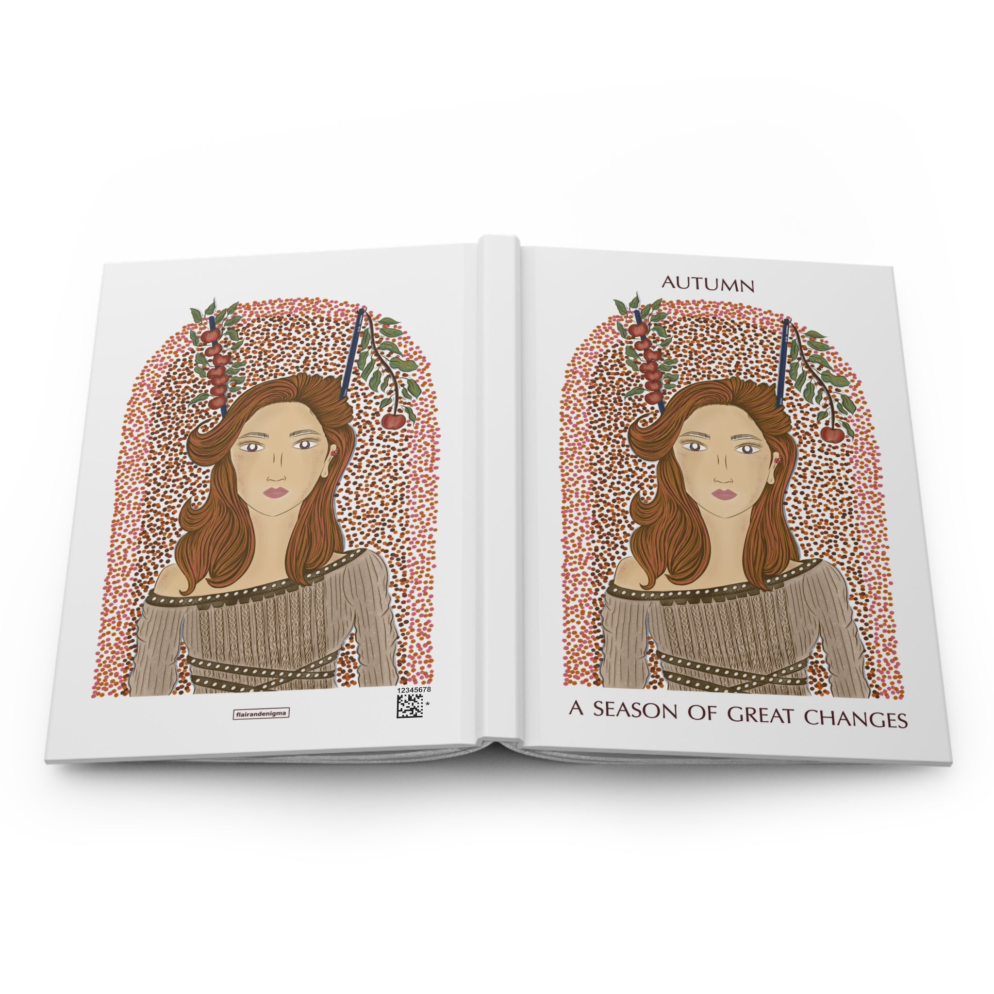 Autumn Apples Hardcover Journal