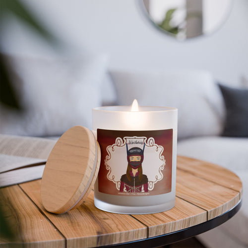 Adventurous Frosted Glass Candle