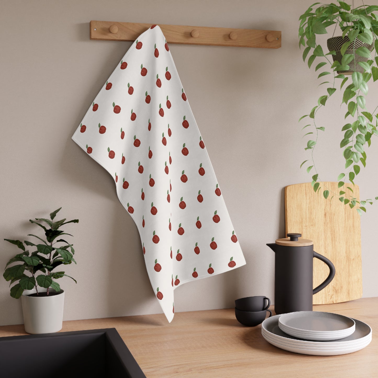 Autumn Apples Tea Towel