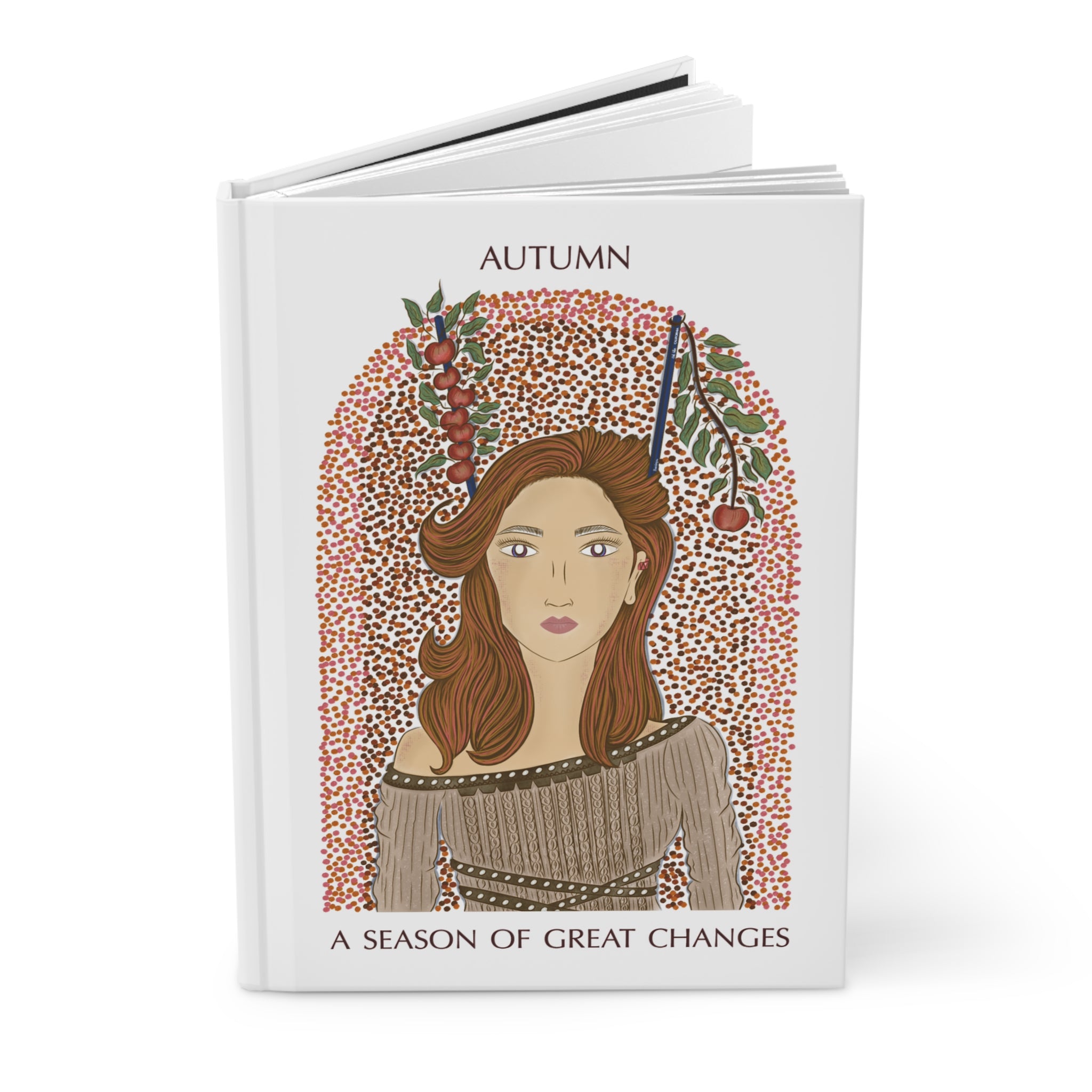 Autumn Apples Hardcover Journal