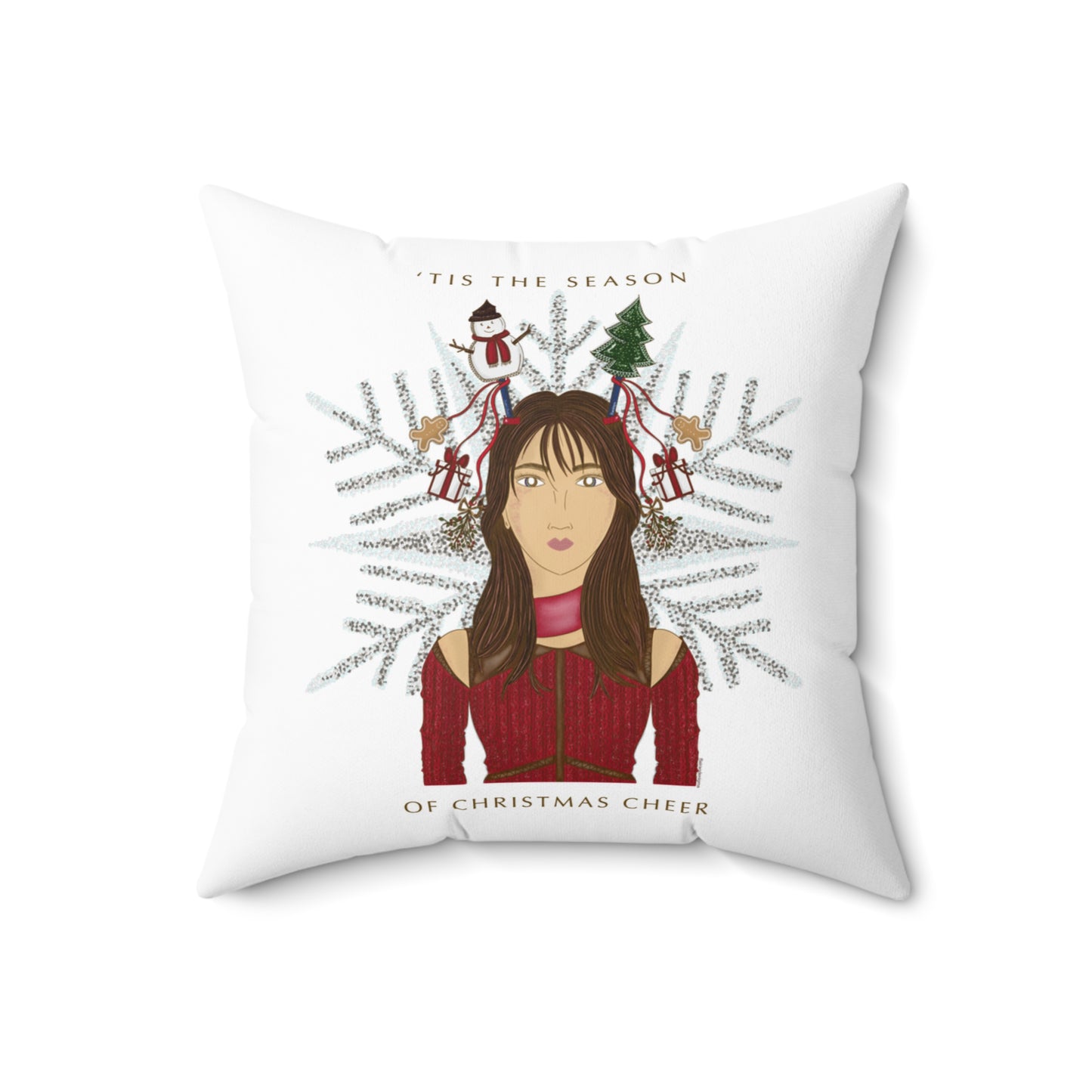 Christmas Cheer Throw Pillow