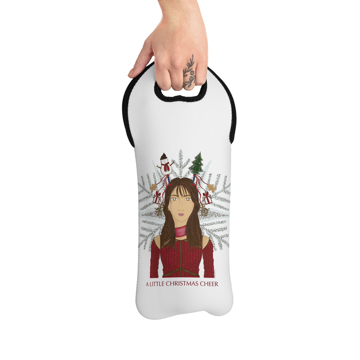 Christmas Cheer Wine Carrier